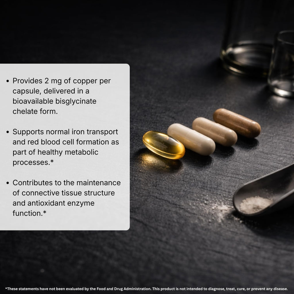 MAYN Copper Bisglycinate 2mg – 60 Capsules – image 4