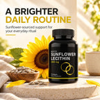 MAYN Sunflower Lecithin 2400mg with Phosphatidylcholine – 90 Softgels – image 7