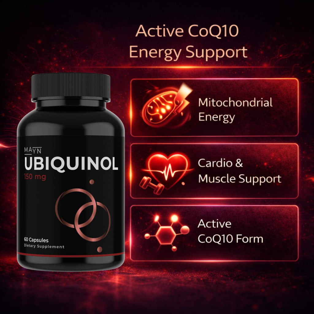 MAYN Ubiquinol 150mg – 60 Capsules – image 5