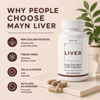 MAYN Grass-Fed Beef Liver 2000mg – 120 Capsules – image 4